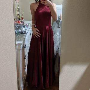 Macy's Wine Collar Dress
